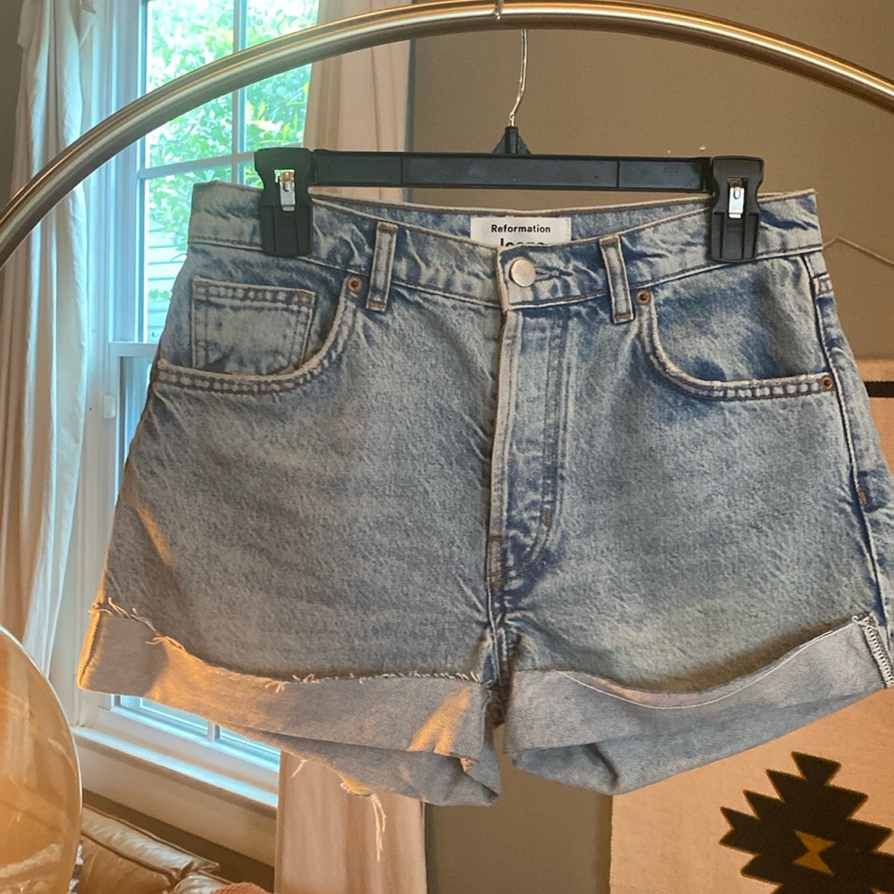 Reformation Denim Shorts